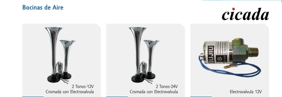 Bocinas Balizas varias