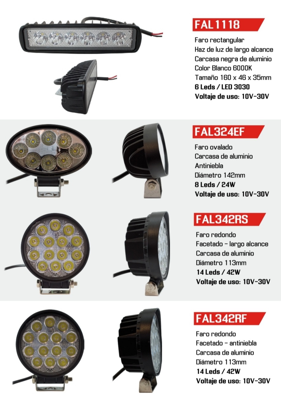  Faros led gran variedad